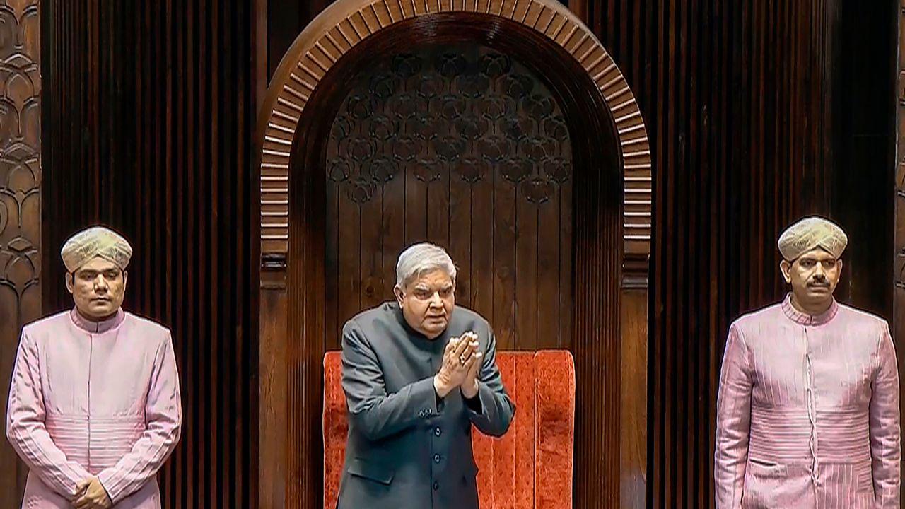 The Rajya Sabha Chairman announced the adjournment of the session barely minutes after its commencement at 2 pm, citing the ongoing disturbance caused by the ruckus between members from opposing political parties. Despite attempts to address the situation and make an important announcement, the verbal clashes persisted.