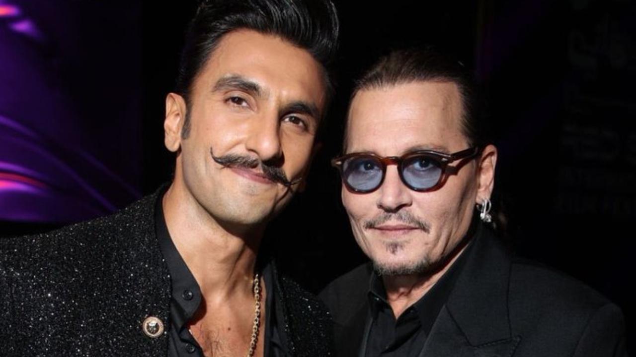 Ranveer Singh meets his 'screen idol' Johnny Depp