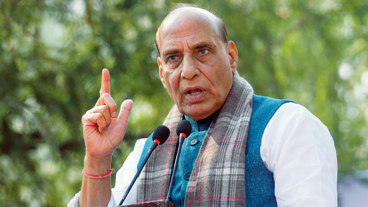 Defence Minister Rajnath Singh