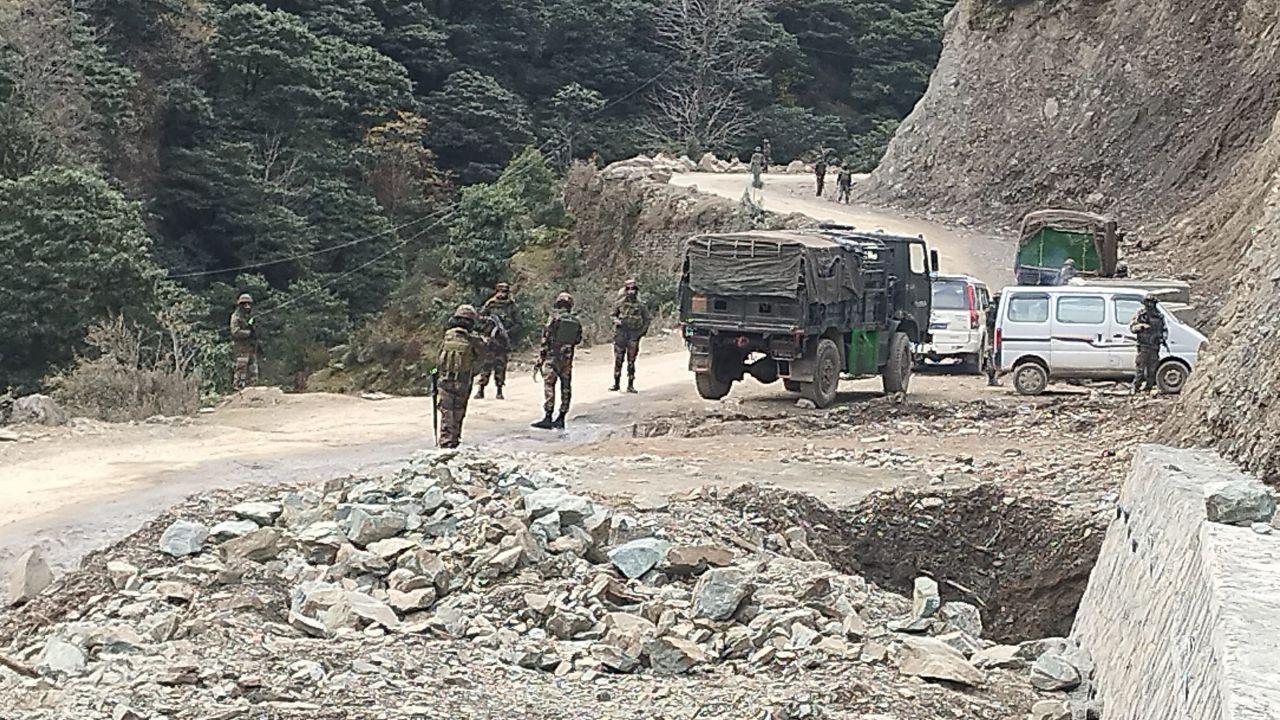 The Dhera Ki Gali (DKG) Road has been closed to traffic owing to the ongoing operation. This measure was taken after the assailants, believed to be three to four in number, positioned themselves on hilltops and strategically attacked the army vehicles.
