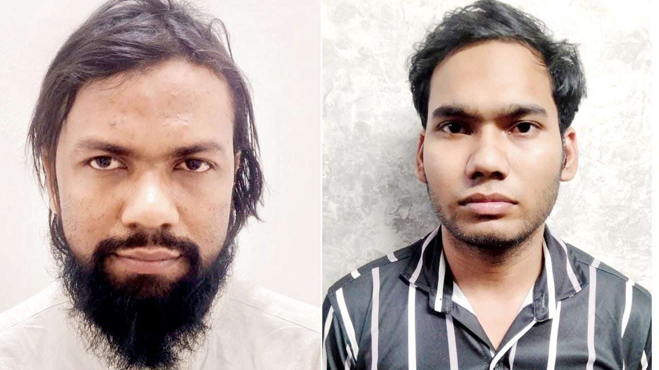 Akram Noor Nabi Sheikh; (right) Abu Shahid Abdul Hamid Alimia
