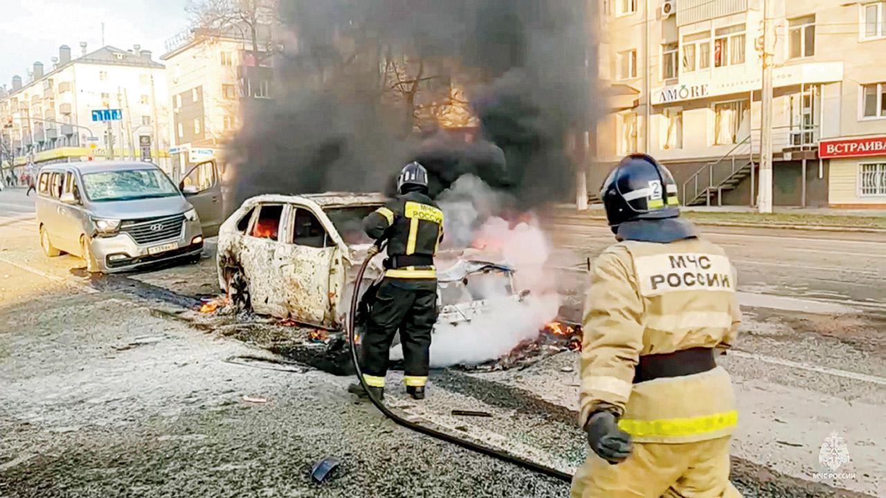 Ten killed, 45 injured in attack on Russian city