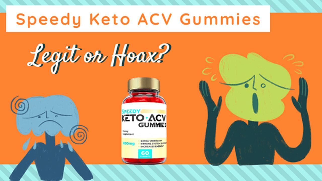 Speedy Keto ACV Gummies Reviews (Serious Warning) Obvious Hoax Or Legit Weight 
