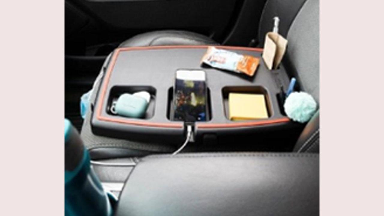 Car Organizer with Large Cup Holders - Stupid Car Tray