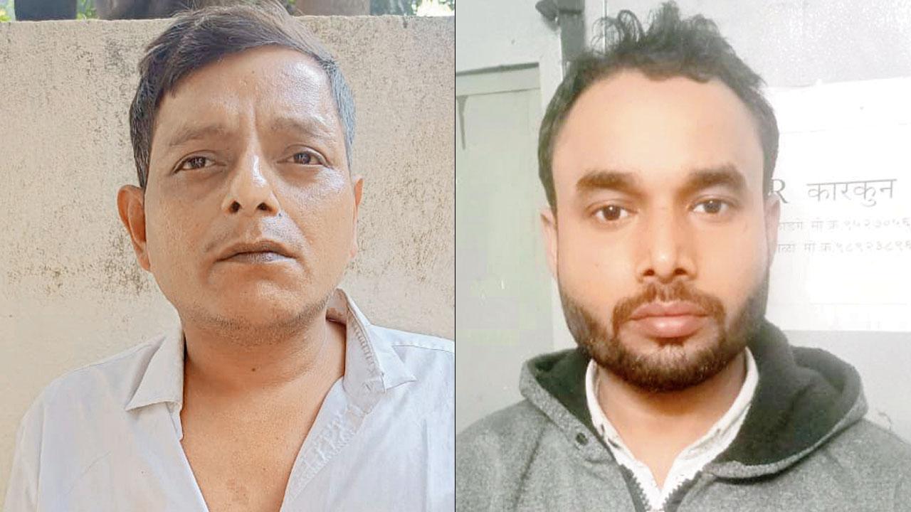 The accused, Sanjay Bandgar, who collided with the 72-year-old ACP Mohammad Javed, (right) The accused, Arvind Jitlal Yadav, who collided with Sub-Inspector Pooja Dhaktode