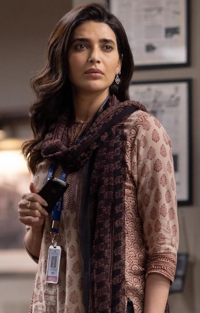 In the online series `Scoop`, actor Karishma Tanna plays journalist Jagruthi Pathak, who seeks justice in a nation with unstable politics 