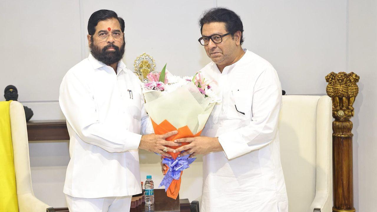 Raj Thackeray meets CM Shinde to discuss issue over Marathi signage
