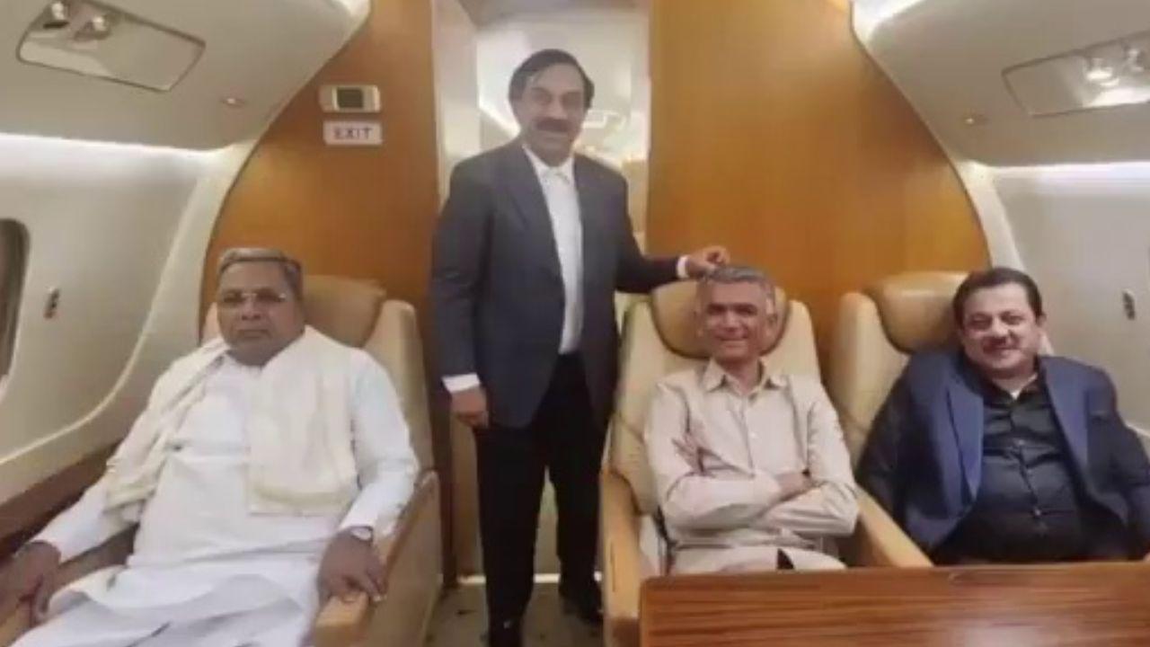 Video of Karnataka CM in luxury jet goes viral, draws sharp reaction from BJP