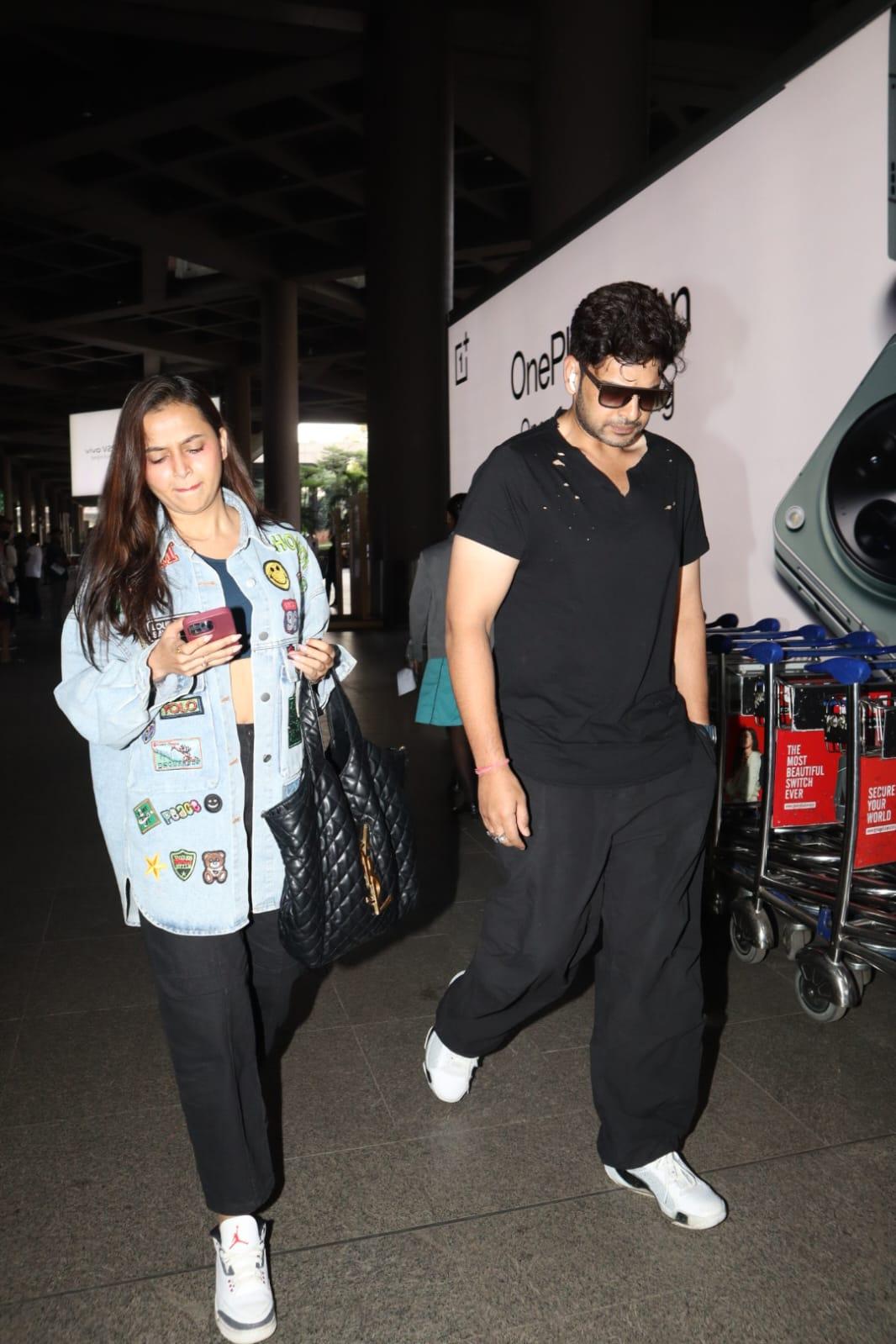 Karan Kundra and Tejasswi Prakash were clicked together as they went out in the city