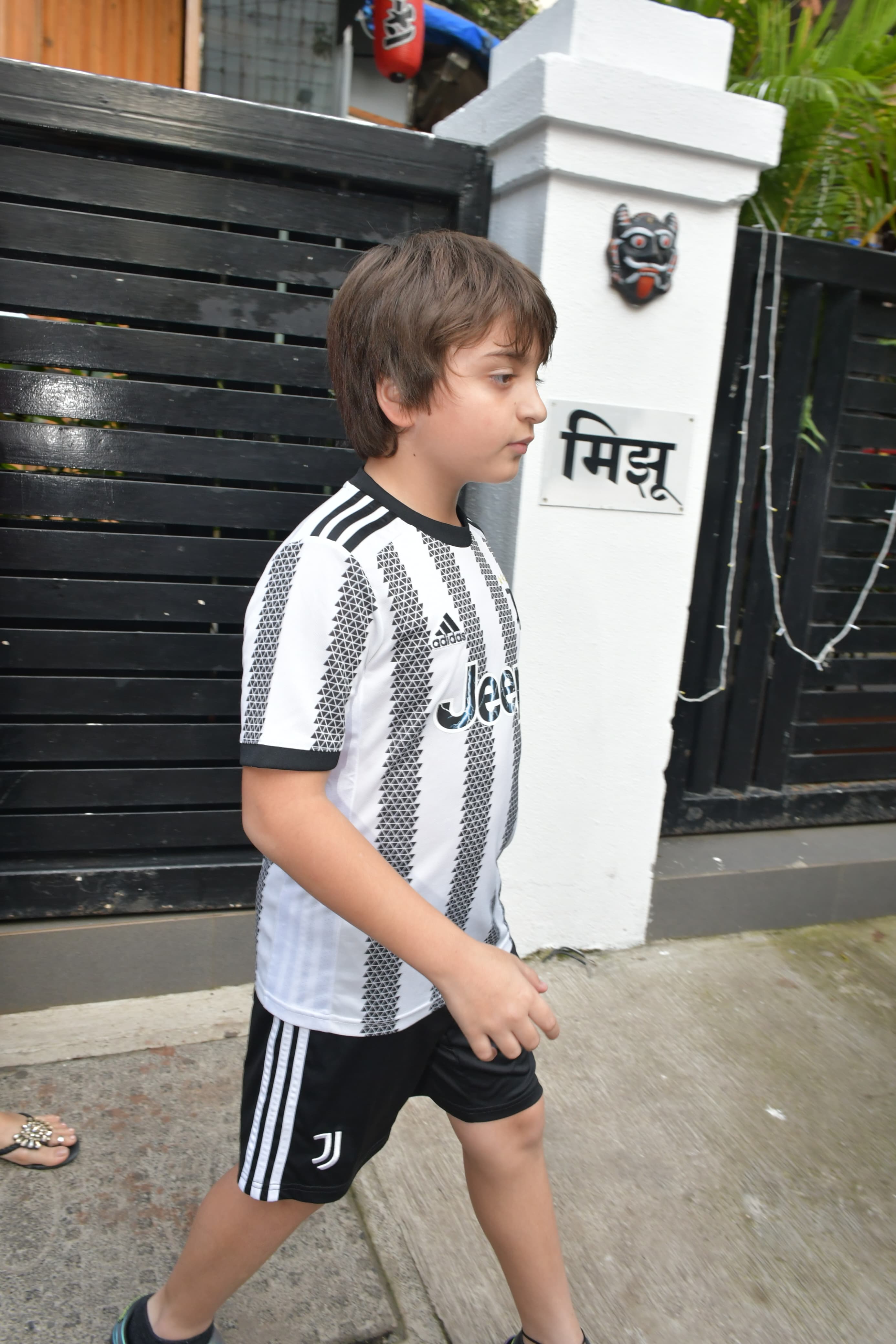 AbRam was spotted in the city as he went out and about in the city