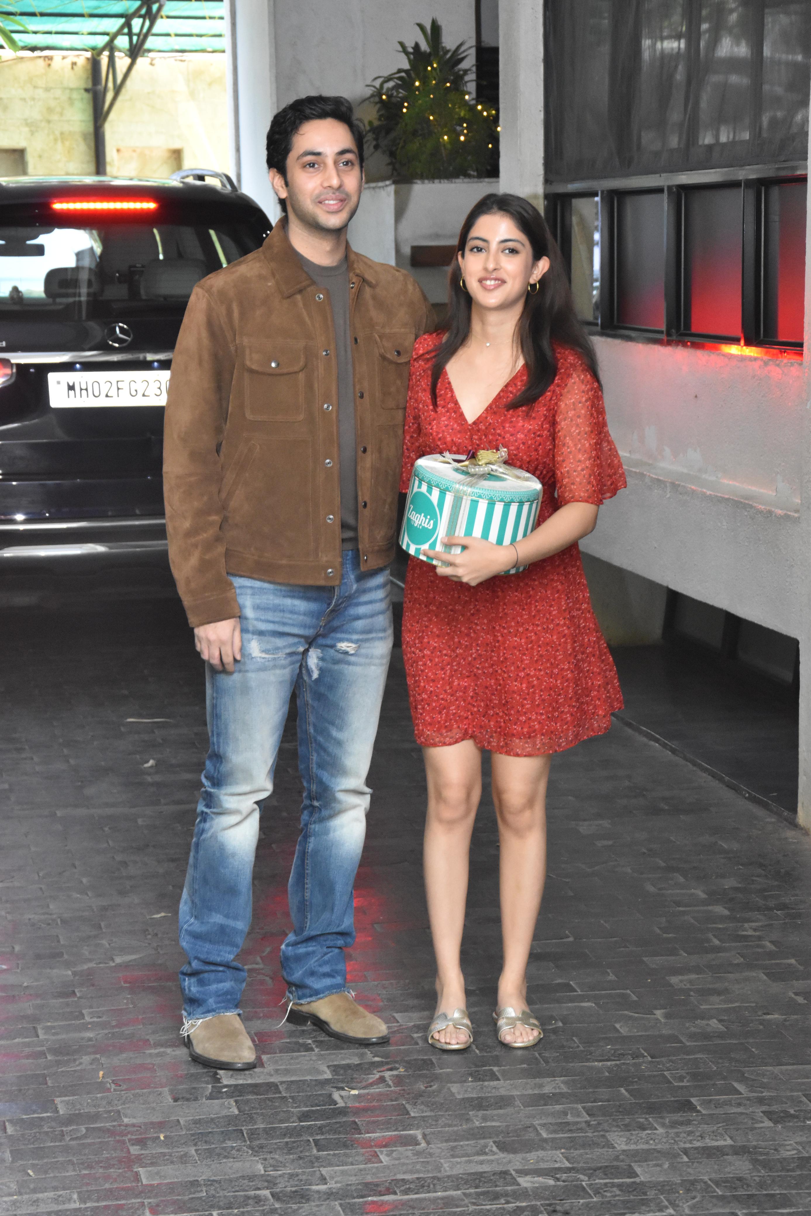 Navya Naveli Nanda and the Archies star Agastya Nanda were also snapped as they went to attend the lunch party at Kapoor's