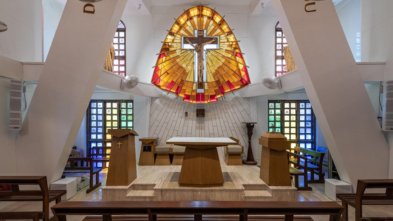 More recently, Chandgadkar and Lewis have worked together to construct St Jude's Church in Malad East and use stained glass in the contemporary form. The church boasts of stained glass with the interpretation that focused on getting the idea of the stained glass; it was completed in 2019, and is quite different as compared to the churches in South Mumbai.