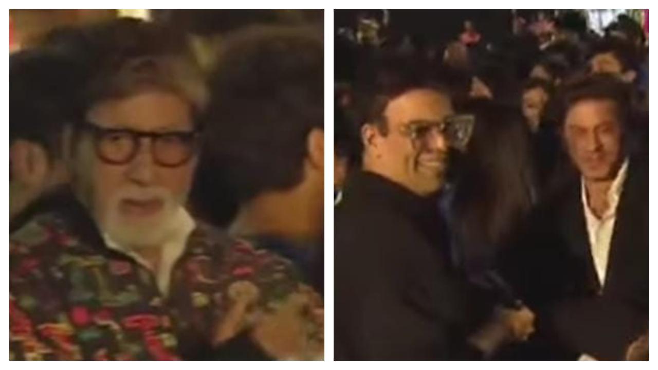 Watch: SRK, Aishwarya, Abhishek, Amitabh Bachchan on their kid's annual day