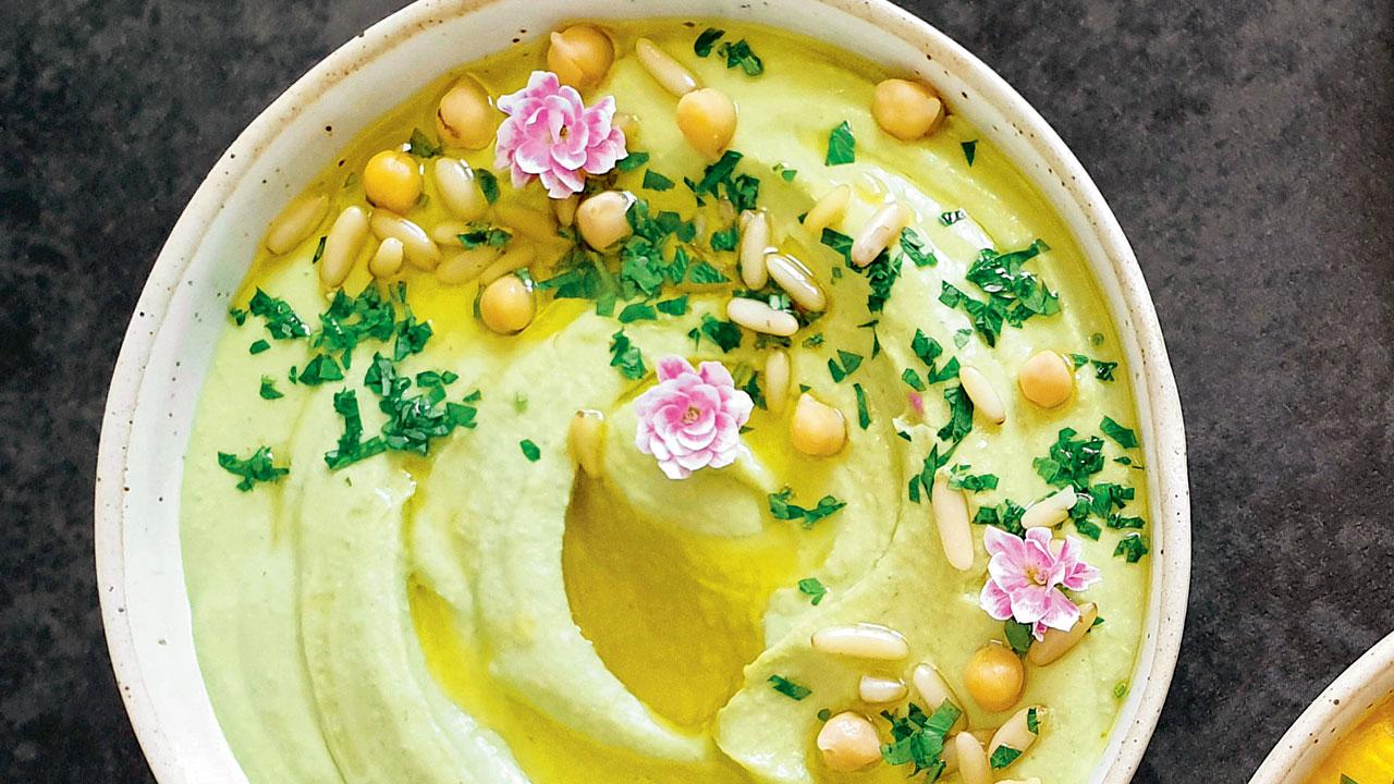 Home chef Surabhi Sehgal adds simplistic elements while plating, like a splash of beet juice or a strategically placed flower, to highlight the dish’s colours