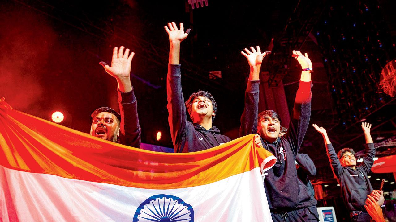 Team Godlike after their resounding victory