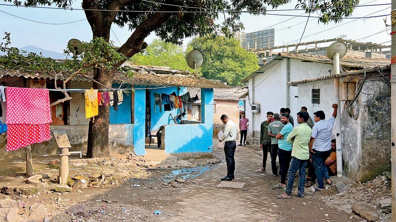 The rowhouse in Vasai where the brutal crime took place