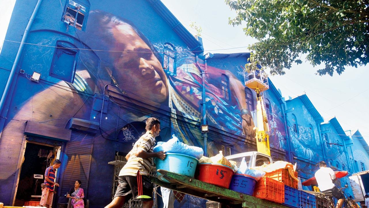 The Sassoon Dock Art Project drew three lakh visitors in 2023. File pic