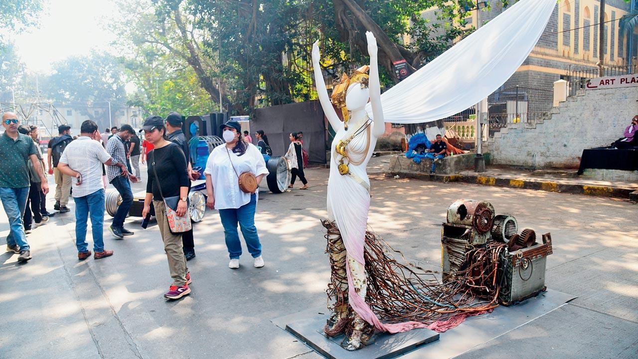 The Kala Ghoda Art Festival last held in February 2023, began in 1999. File pic