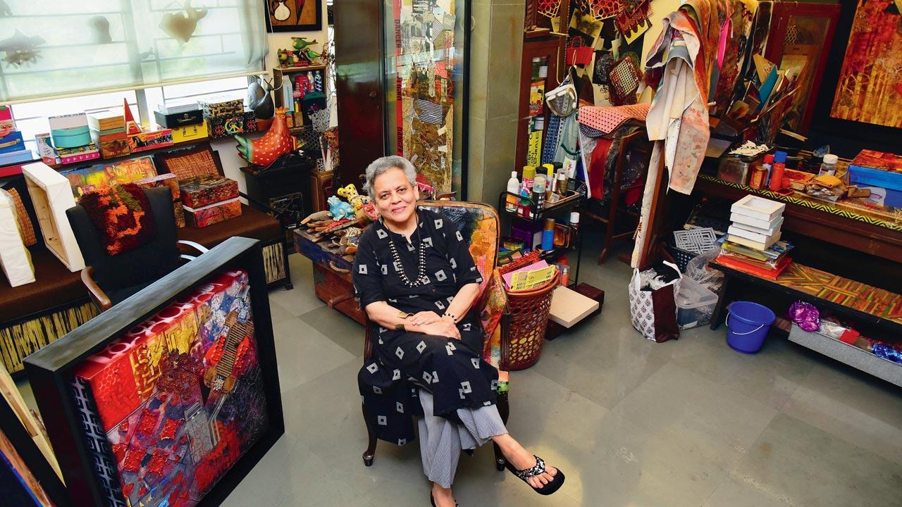 Brinda Miller the chairperson of the Kala Ghoda Arts Festival believes that there  is no difference in the quality of art made available at ticketed and free festivals. Pic/Shadab Khan