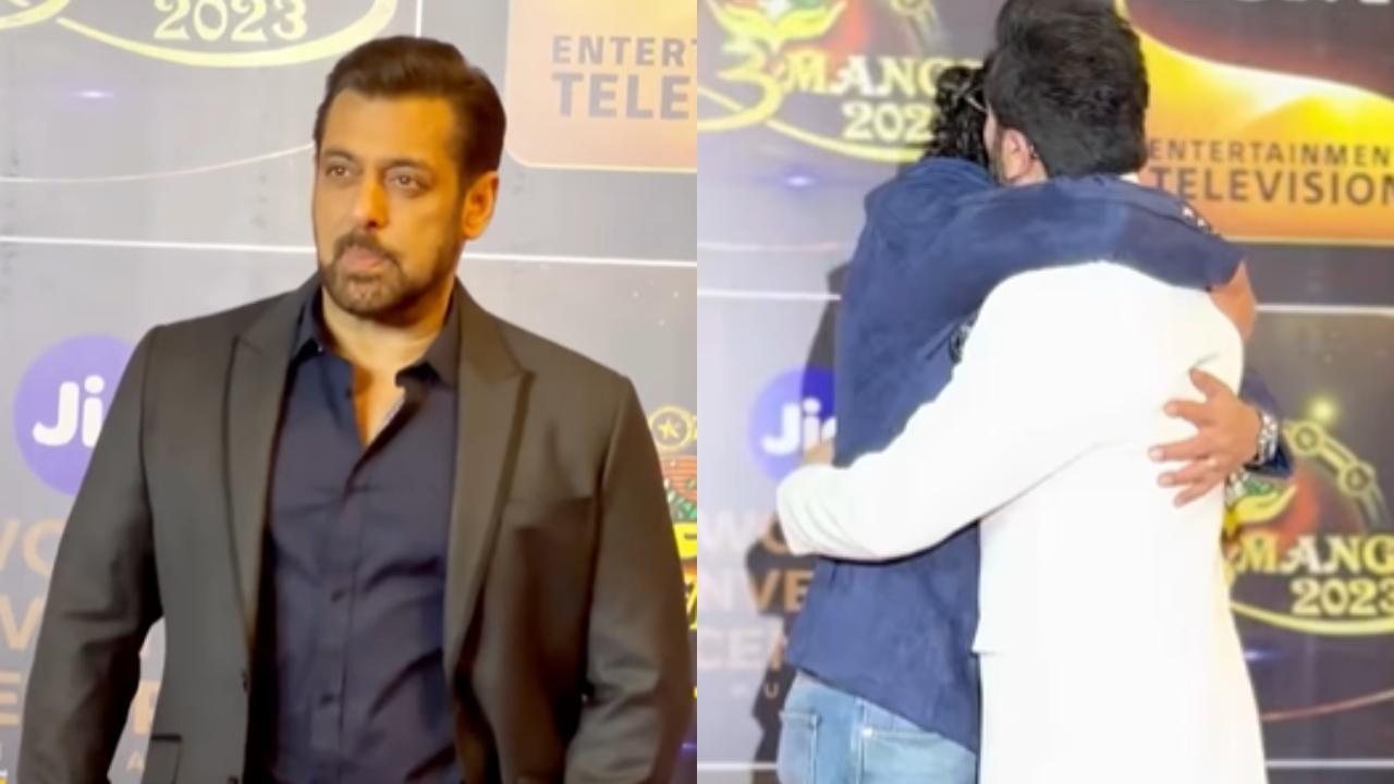 Umang 2023: Ranbir Kapoor and Bobby Deol hug each other as they pose together; Salman Khan arrives in style