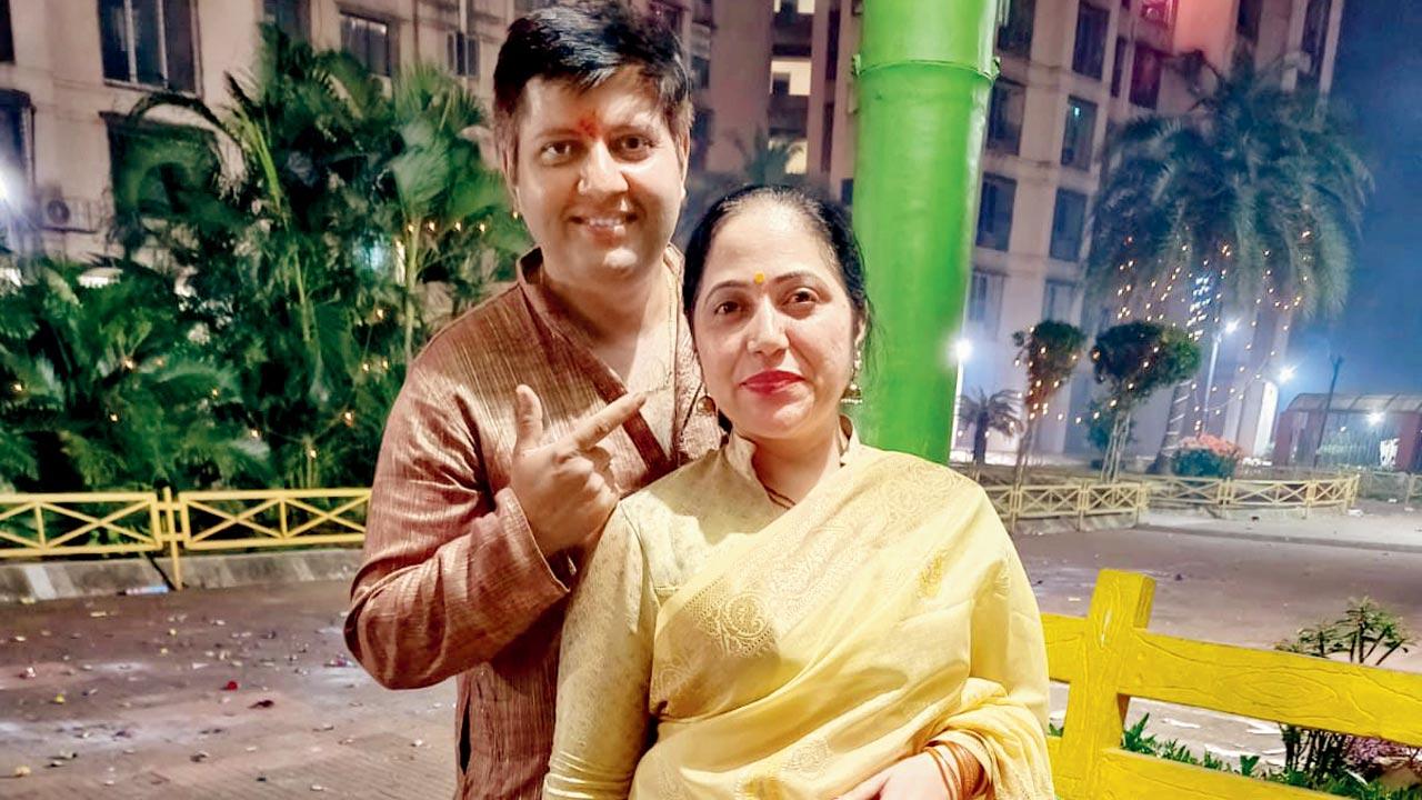 Harsh and Reena Arora have been married 12 years, and known each other for 19. Pic Courtesy/Reena Arora