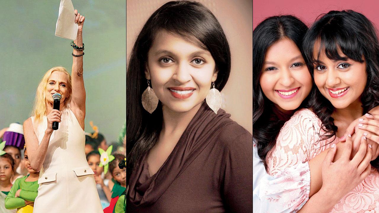 Yana Lewis, Sandra Oberoi and Tiana and Tiara 