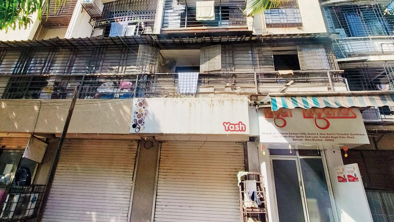 The office of Yash Caterers at Mahavir Nagar in Kandivli West