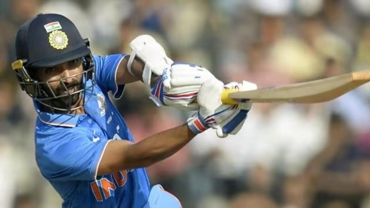 Ajinkya Rahane
Ajinkya Rahane represented India in 13 ODI matches against South Africa. The right-handed batsman has registered 474 runs including five half-centuries. Rahane's highest score against South Africa is 87 runs which he scored during the 5th ODI match at Wankhede Stadium. That day, he smashed 9 fours and 3 sixes