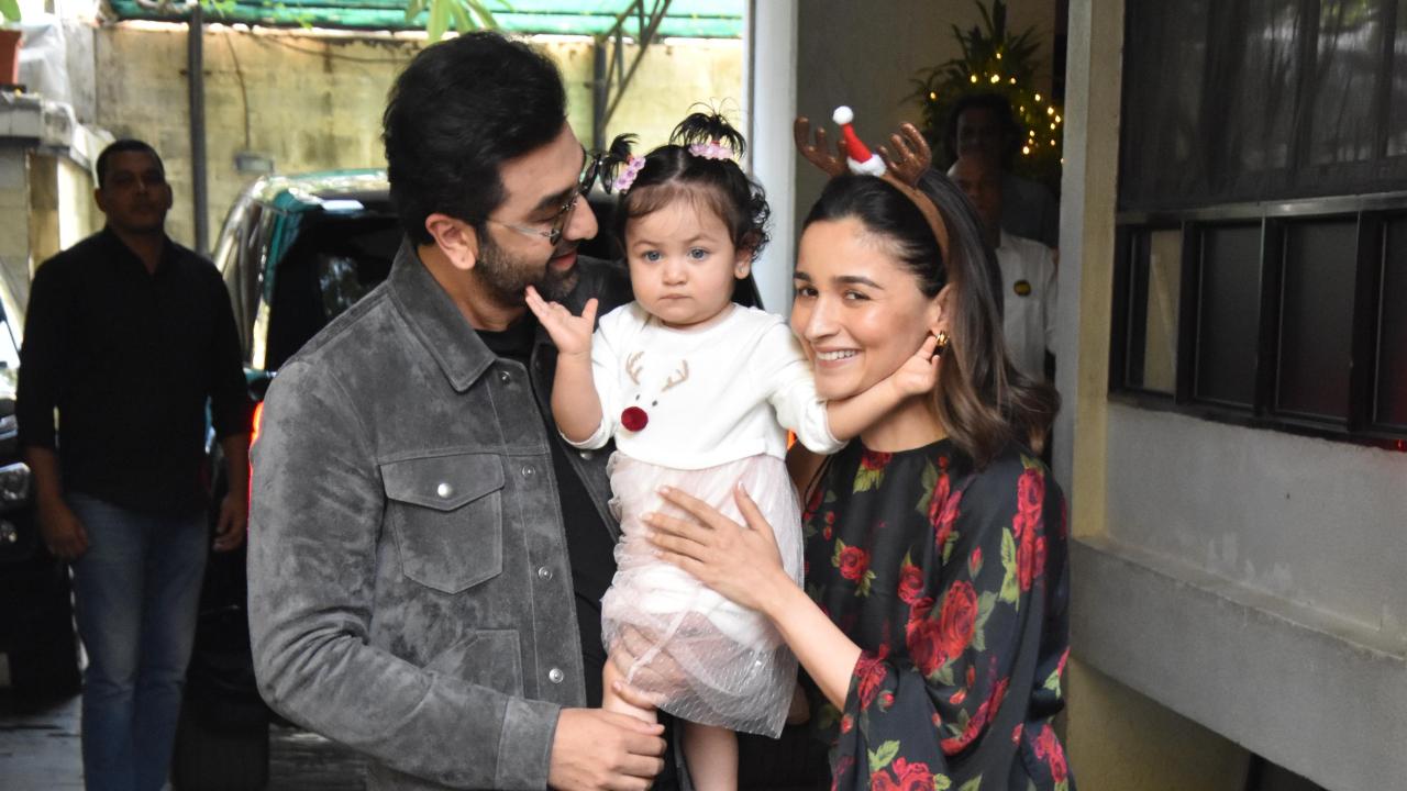 The biggest Christmas gift was from Ranbir Kapoor and Alia Bhatt who surprised fans with daughter Raha's first media appearance. During their annual Kapoor Christmas lunch, the couple posed with Raha for the first time in front of the paparazzi