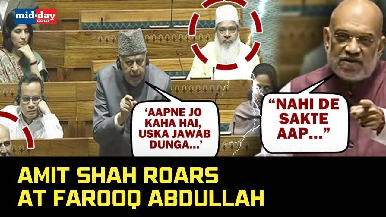 Parliament Winter Session: HM Amit Shah and Farooq Abdullah's war of words