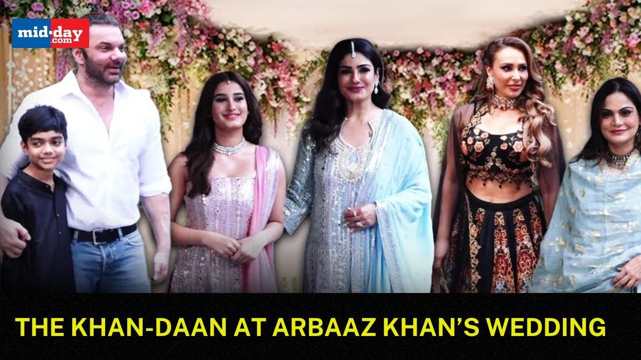 Arbaaz Khan Wedding: Watch Salman Khan family's stylish arrival at the wedding