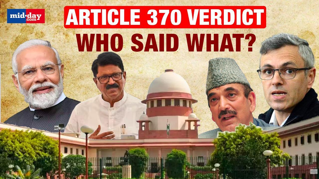Article 370 Verdict: PM Modi terms it ‘historic', Omar Abdullah and others react