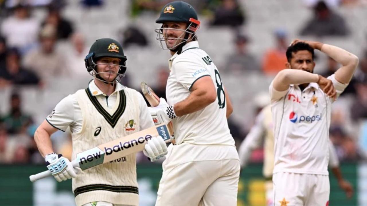 AUS vs PAK 2nd Test: Marsh and Smith's partnership helps Aussies to fightback