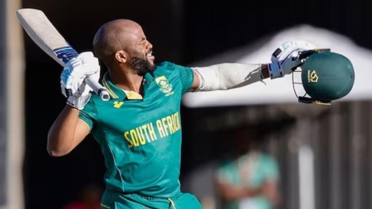 Temba Bavuma
The eighth spot on the list is in the name of South Africa's skipper Temba Bavuma. The right-handed batsman has scored four centuries in international cricket