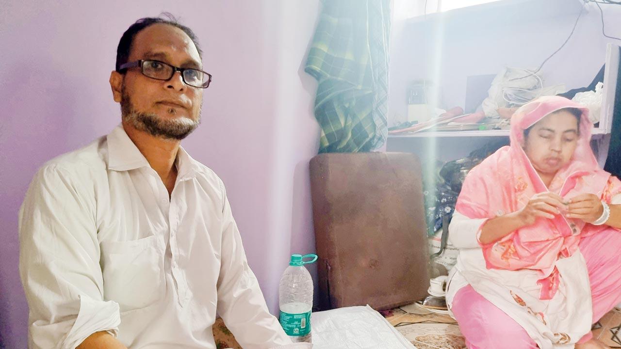 Shahid Sheikh and his wife Firdoz