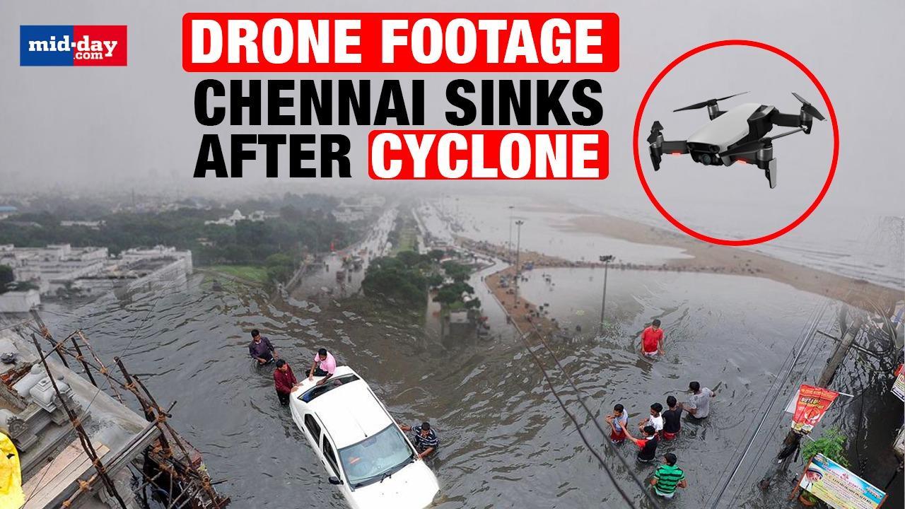 Cyclone Michaung: Drone visuals show scale of devastation in Tamil Nadu