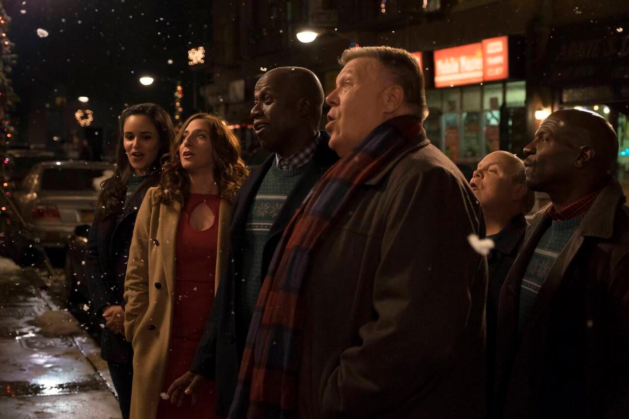 'Captain Latvia' from Brooklyn Nine-Nine (Season 4, Episode 10)
When Jake helps Charles track down his son's favourite toy for Christmas, the pair end up facing off against a Latvian crime ring. At the precinct, the team gets ready for the annual carolling contest against its sworn enemy, the MTA