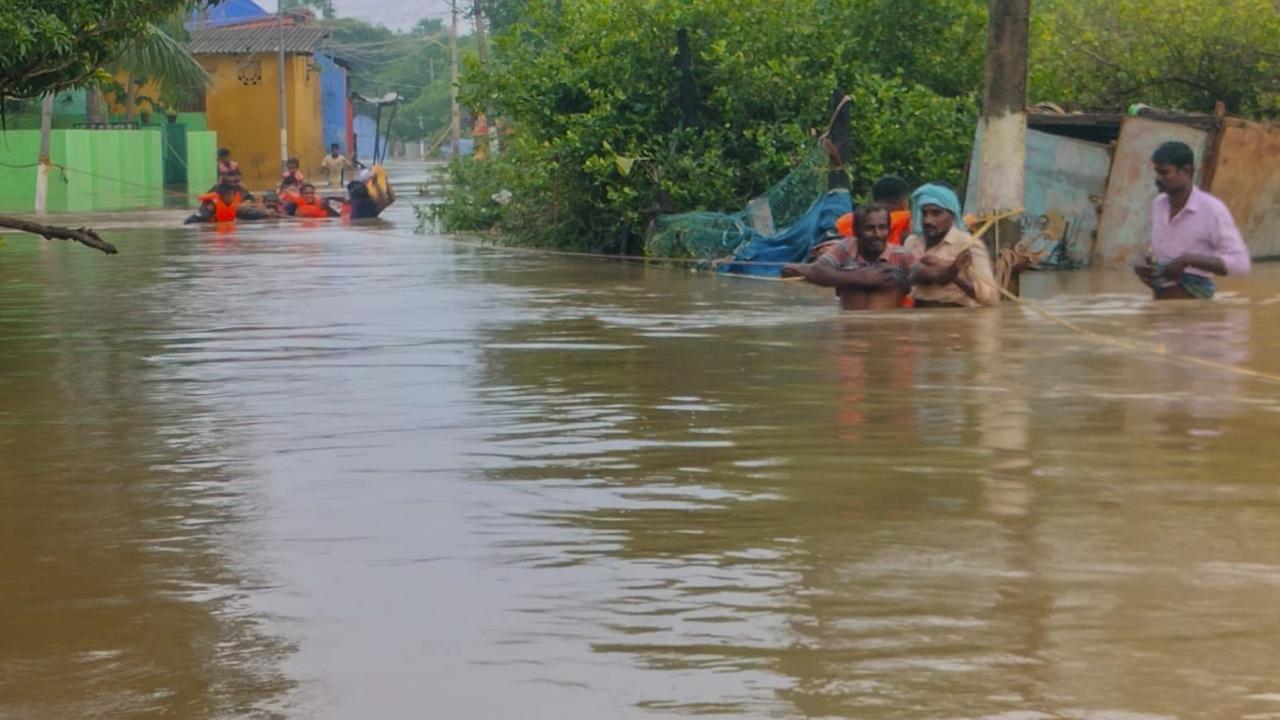 Six disaster relief teams (DRTs) from the Coast Guard have been deployed for rescue and relief operations in coordination with district authorities