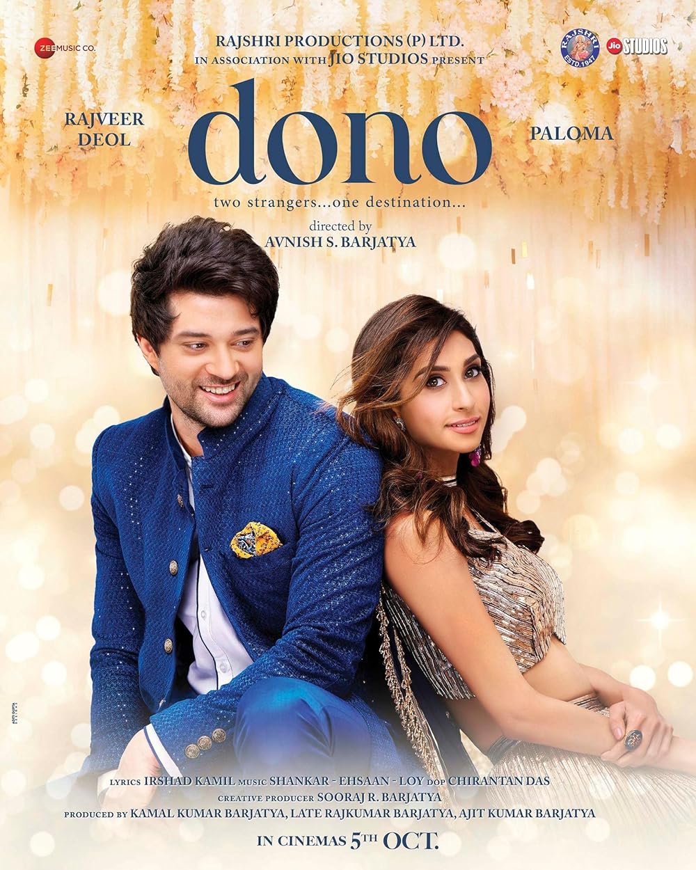 Dono (December 29) - Streaming on ZEE5Dono revolves around Dev and Meghna's unexpected romantic journey during a destination wedding in Thailand, sparking emotional healing and new beginnings.