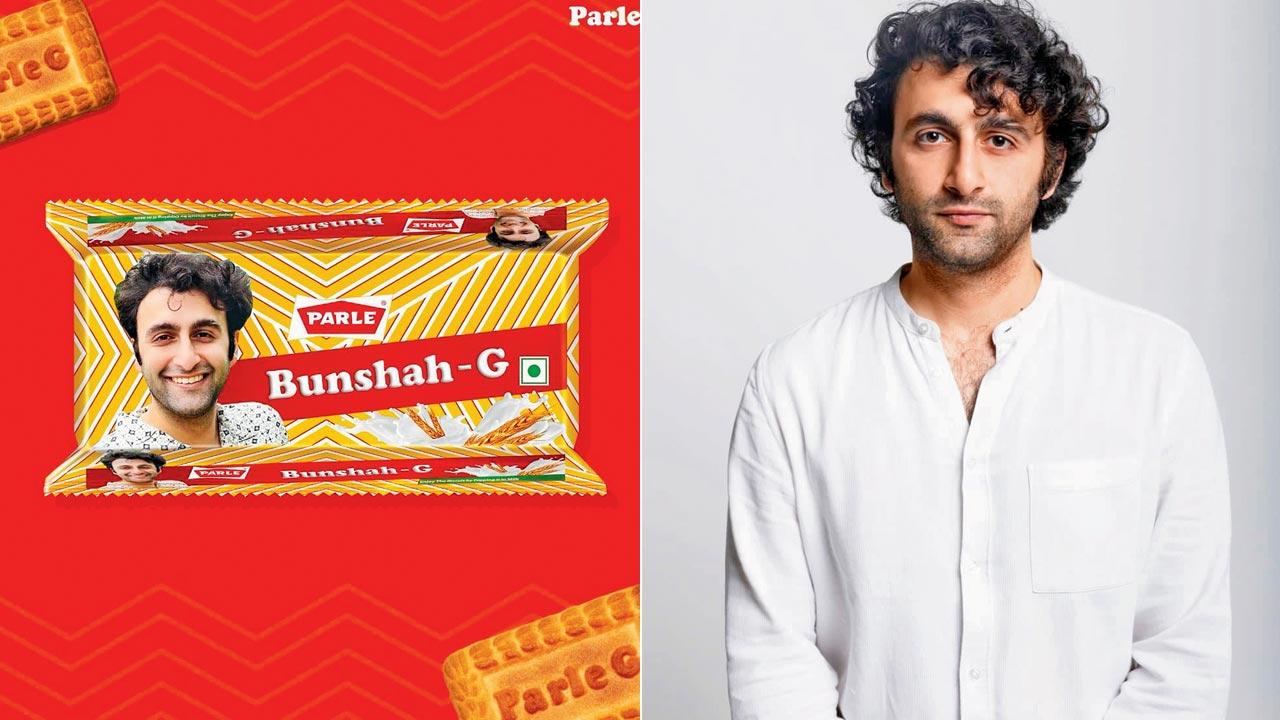The image of Bunshah on the wrapper. Pic Courtesy/officialparleg; (right) Zervaan J Bunshah