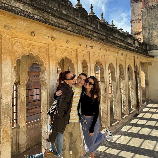 Soon desi fans flooded the comment section asking about her whereabouts. 