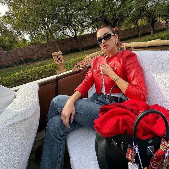 Dua wished everyone a happy holiday season with pictures from Rajasthan