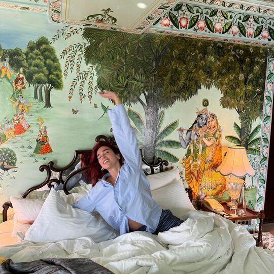 Global singer Dua Lipa surprised some Desi fans in India with her Instagram post on Sunday