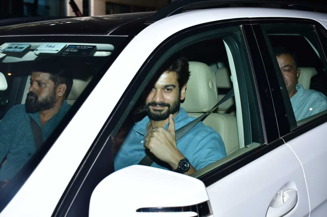 Vicky Kaushal's brother Sunny and father Sham also attended the screening. Sham Kaushal is the action director of Dunki