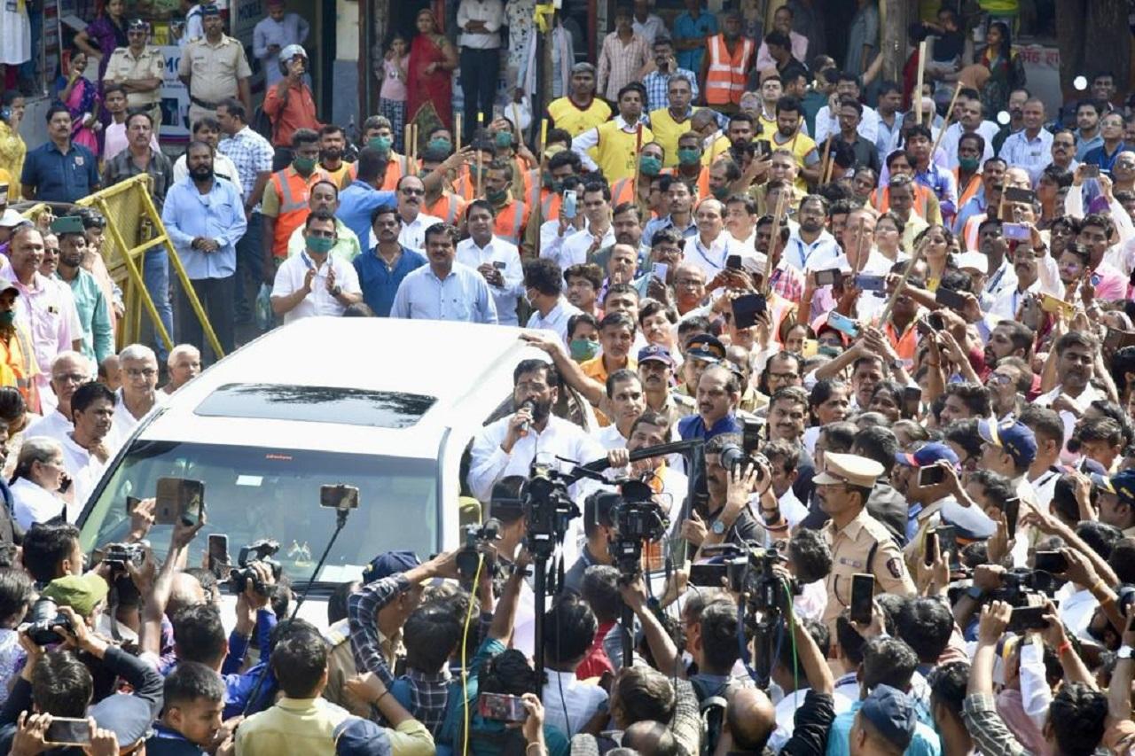 Meanwhile, Maharashtra Chief Minister Eknath Shinde on Wednesday slammed the Opposition for targeting his government, saying it should think before talking