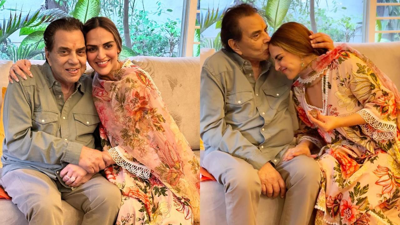 Dharmendra Birthday 2023: Sunny, Esha share candid pictures with 'darling papa'