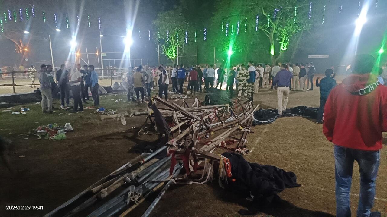 Gallery collapse during Kho-Kho match leaves 15 injured in Vasai