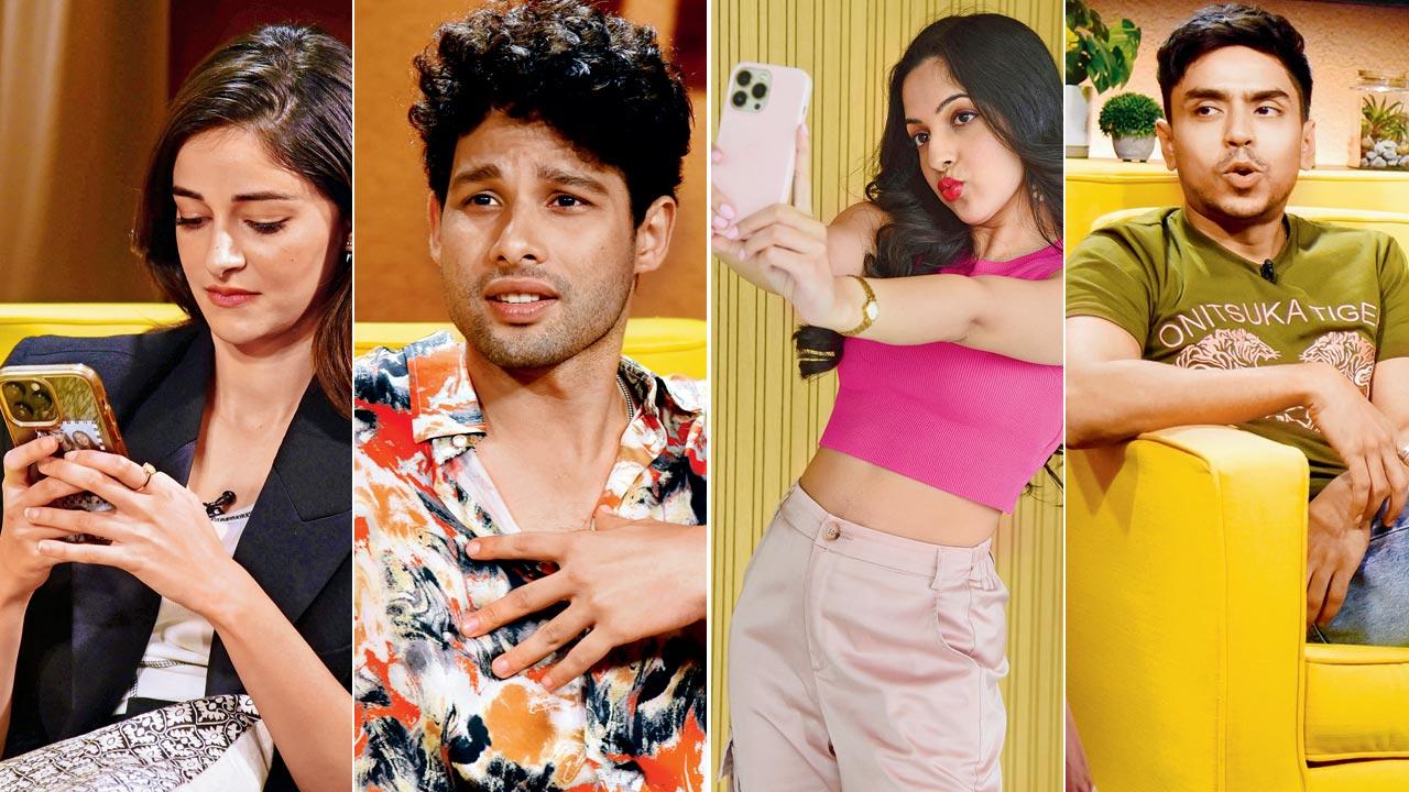 Avanti Nagral, Siddhant Chaturvedi, Ananya Panday and Adarsh Gourav