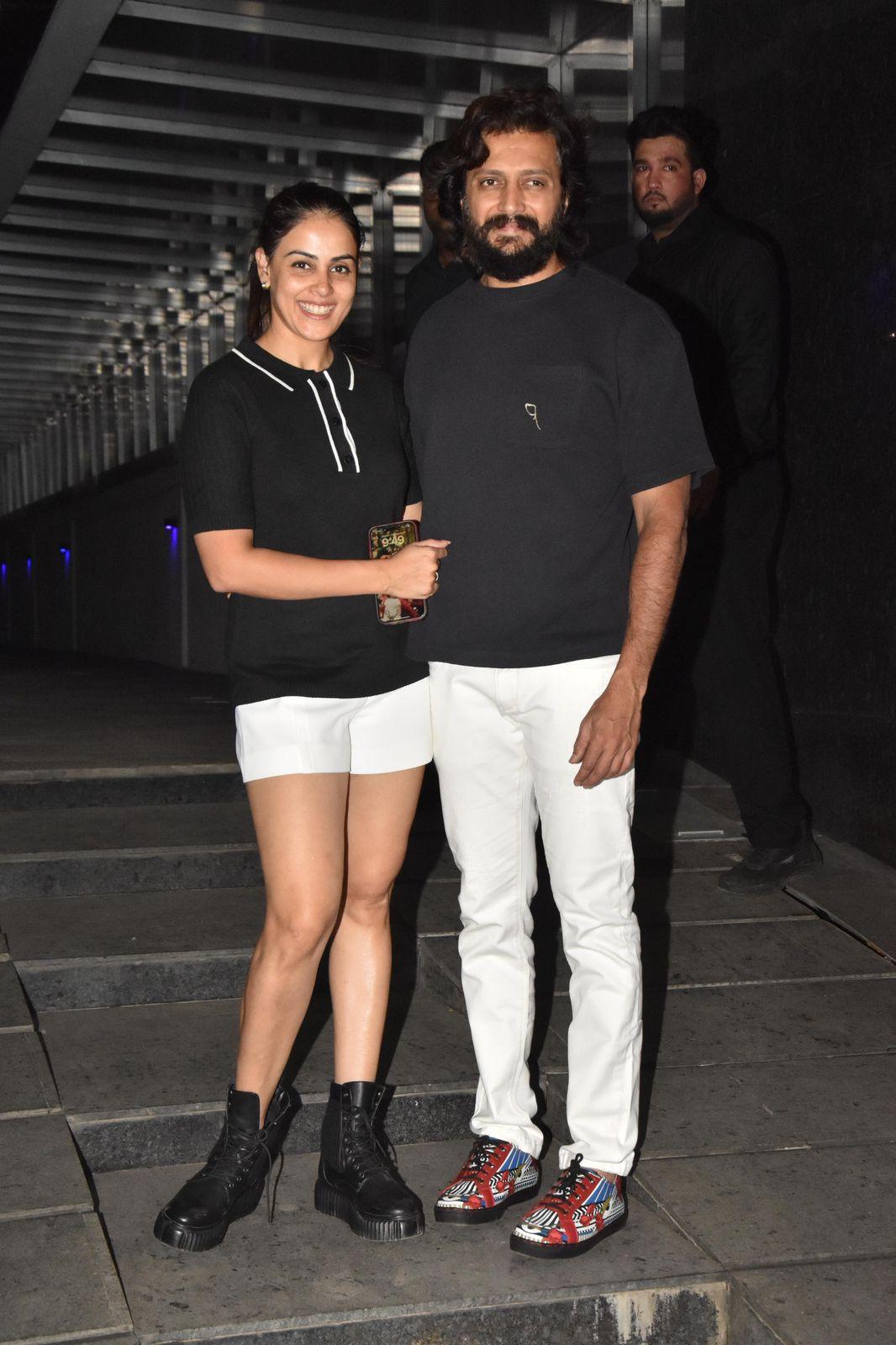 Genelia D'souza and Riteish Deshmukh looked like the epitome of couple goals at the birthday bash