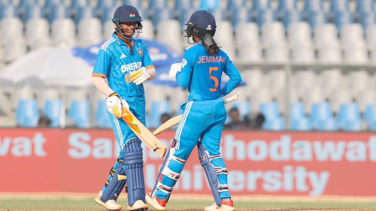 Jemimah-Vastrakar's free-flowing fifties power India to 282 for eight